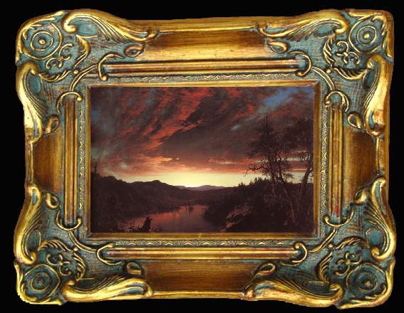 framed  Frederic Edwin Church Dark, Ta013-2